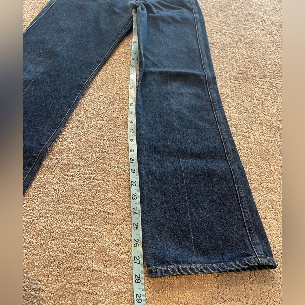 Goldsign A Jean, Dark Blue, Straight Leg, High Rise, 28” Inseam,W3342-759,Sz. 25 - Picture 10 of 16